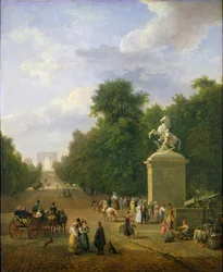 The Entrance to the Champs-Elysees in 1830